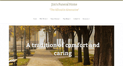 Desktop Screenshot of jimsfuneralhome.com